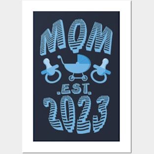 Mom est 2023 Posters and Art